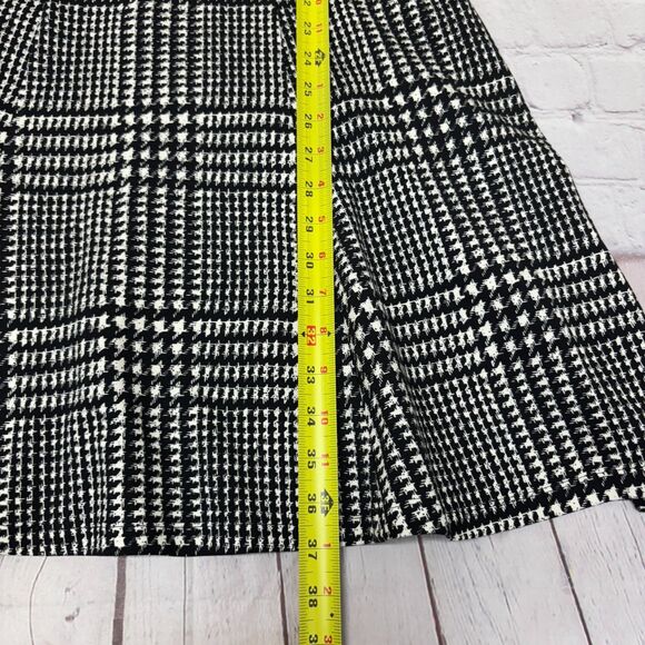 J. McLaughlin Fit & Flare Sleeveless Dress Size Medium Houndstooth C019 -3 - Picture 4 of 14